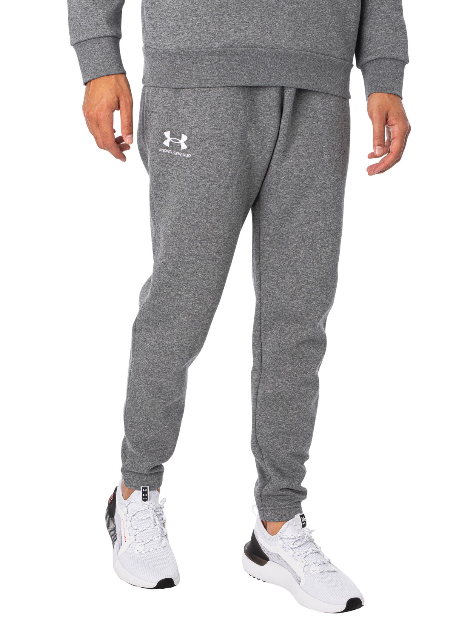 Under Armour Essential Fleece Joggers, Grey - Walmart.com