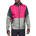 thumbnail image 1 of Under Armour Field House Mens Jackets Size L, Color: Exuberant Pink/Black, 1 of 4