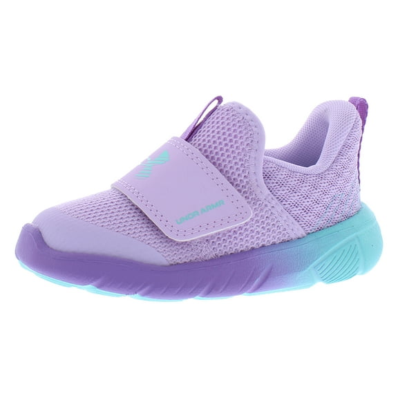 Under Armour Flash Fade Infant/Toddler Shoes Size 6, Color: Purple/Turquoise Fade