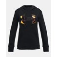 thumbnail image 1 of Under Armour Girls ArmourFleece Iridescent Big Logo Hoodie, 001 Black / / Iridescent, Youth Medium, 1 of 9