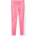 thumbnail image 1 of Under Armour Girls Fleece Pants Cerise 653/White Large, 1 of 3