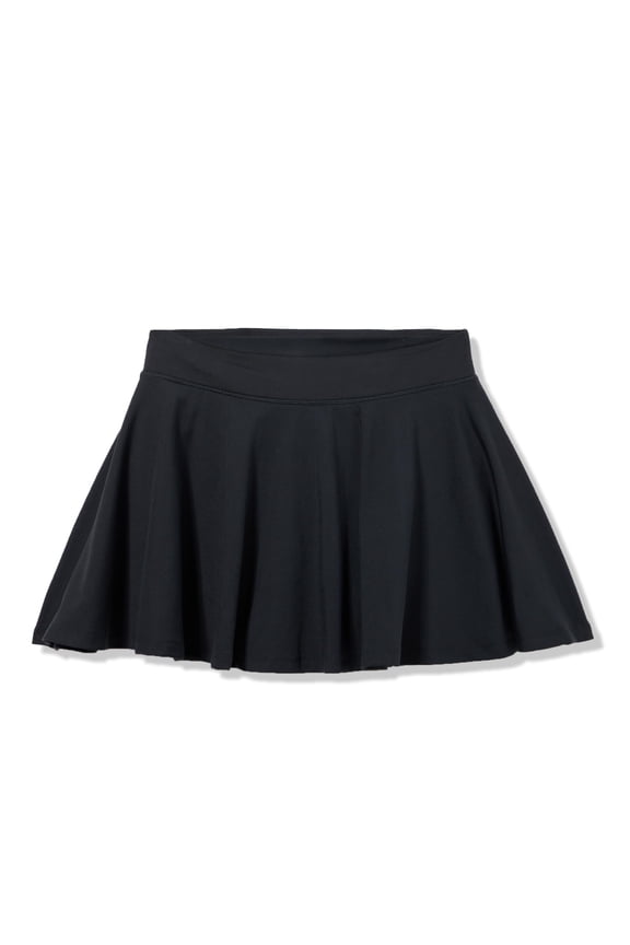 Girls' Motion Skort, (001) Black / / Metallic Silver, X-Large
