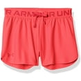 thumbnail image 1 of Under Armour Girls Play Up Solid Workout Gym Shorts Cerise 14-16 Years, 1 of 3