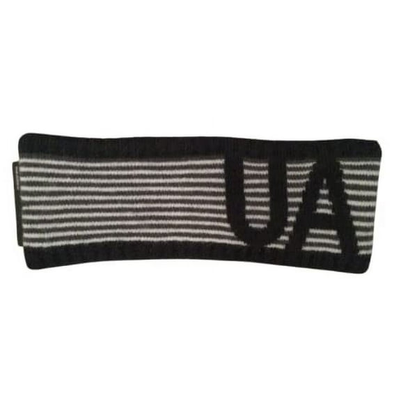 Under Armour Girls Reversible Logo Knit ColdGear Headband Black/White 1321804-010
