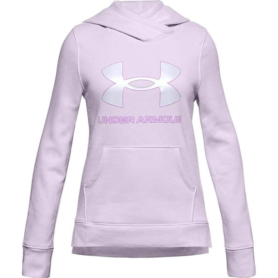 Under Armour Girls Rival Fleece Logo Hoodie