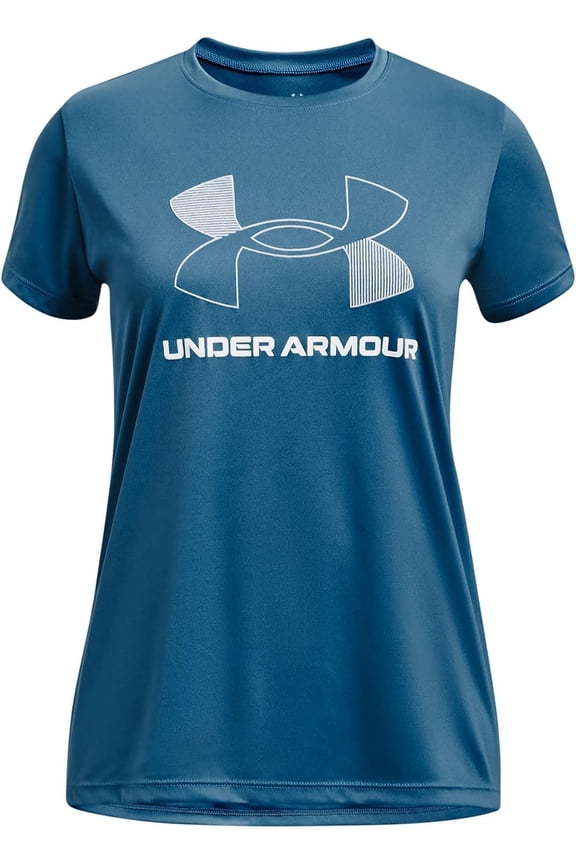 Girls' Tech Big Logo Twist Short Sleeve T Shirt