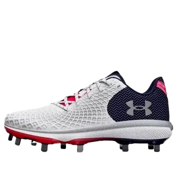 Under Armour Glyde 2.0 Metal LE White / Navy 3026602-100 Women's Size 10