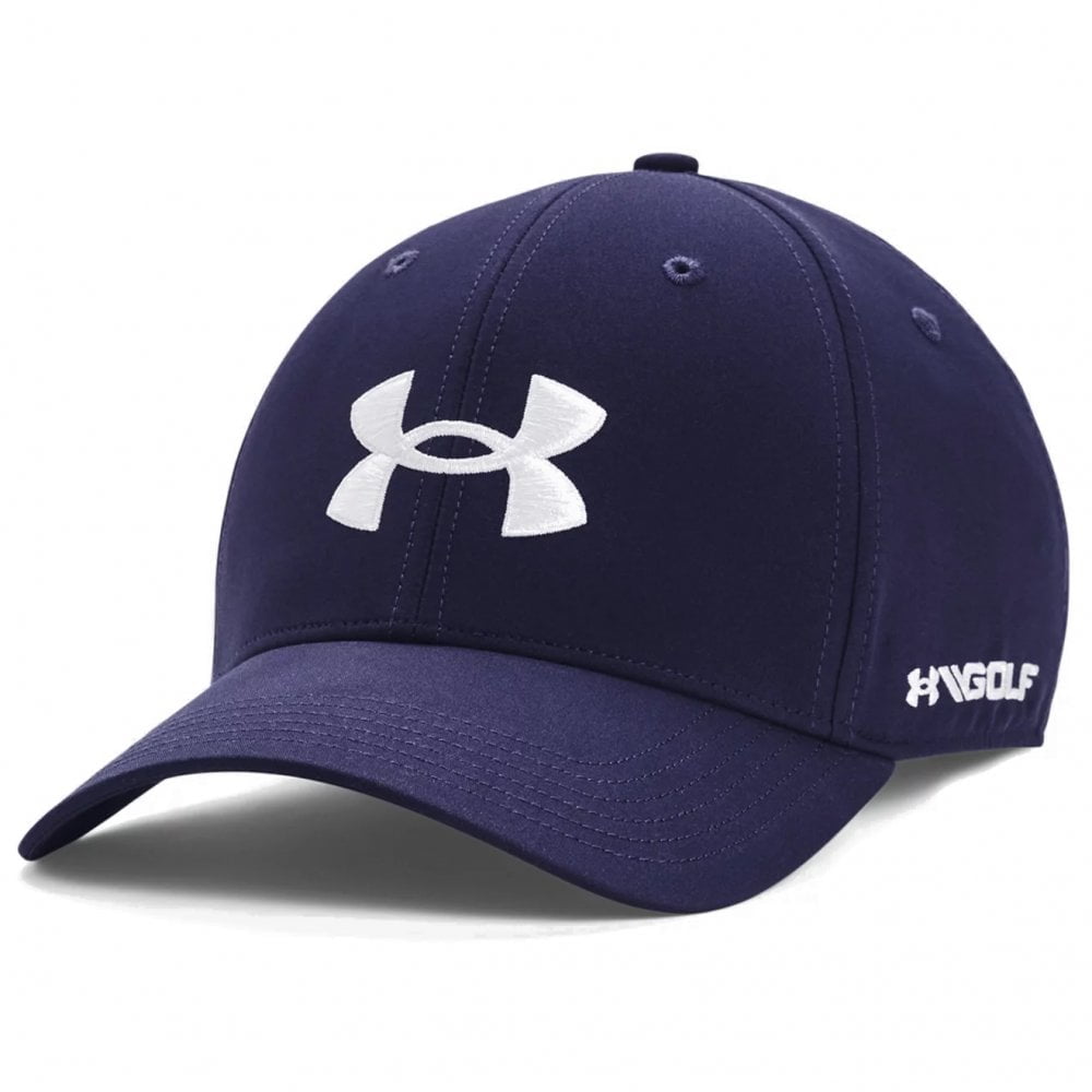 Under Armour Golf 96 Baseball Cap, Navy Blue, Lightweight, Adjustable ...