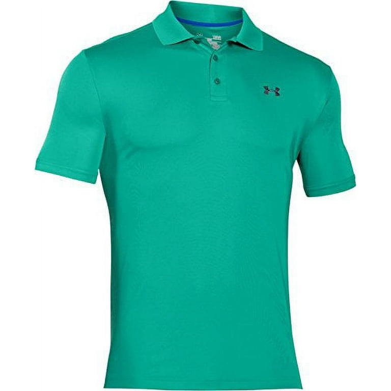 Green under armour golf shirt best sale
