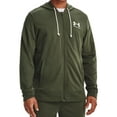 thumbnail image 1 of Under Armour Golf Men's Rival Terry Full-Zip Hoodie Jacket, 3X-Large Green -, 1 of 2