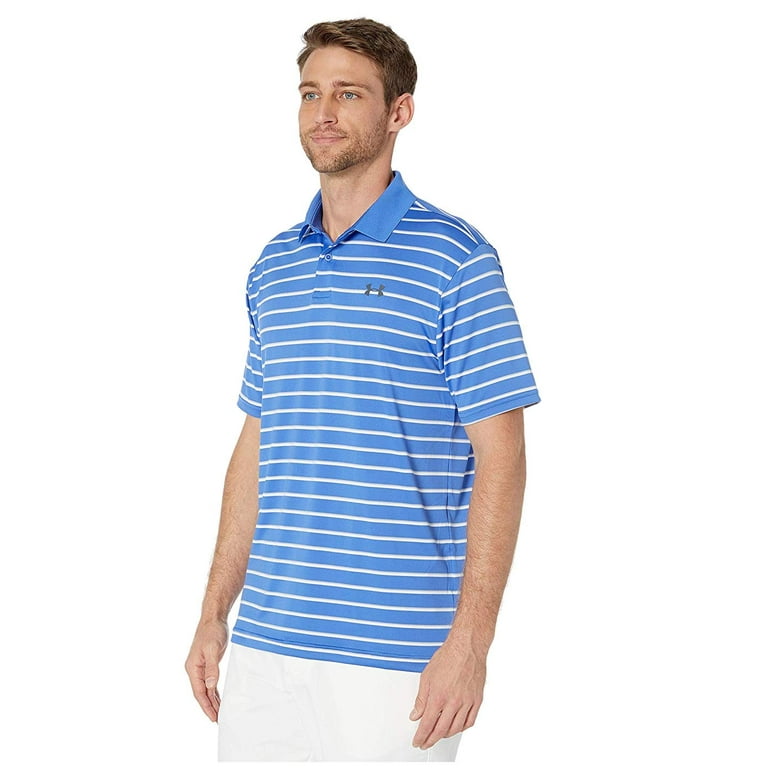 Men's under armour striped shop performance 2.0 golf polo