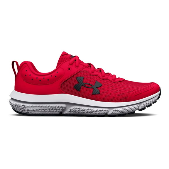Under Armour Grade School Assert 10 Kids' Running Shoes Color: Red Black Black Size: 5