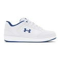 thumbnail image 1 of Under Armour Grade School UA Official Big Kids' Shoes Color: White Tech Blue Size: 7, 1 of 4