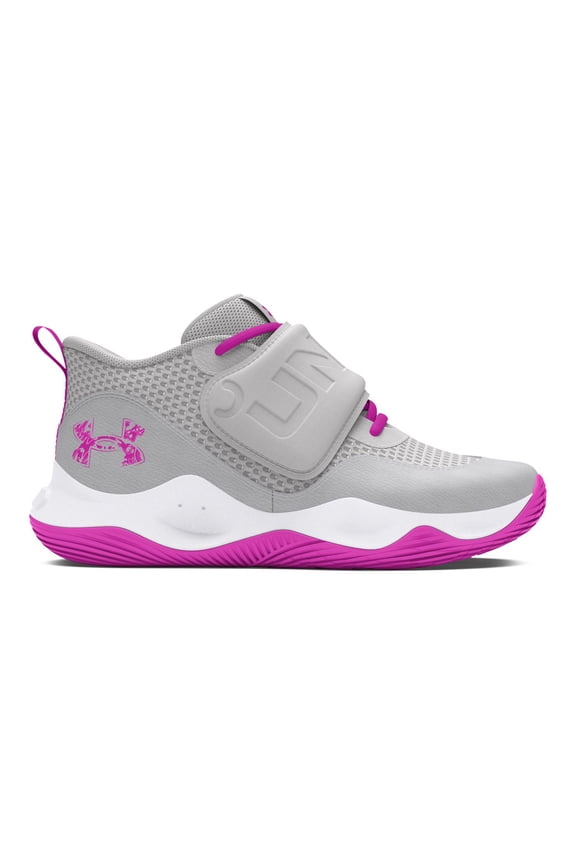 Grade School Zone BB 2 Basketball Shoes Color: Gray Vivid Magenta Size: 6