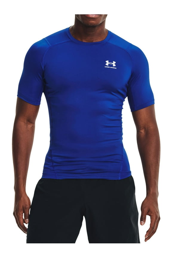 HeatGear Short Sleeve Baselayer T-Shirt, Blue