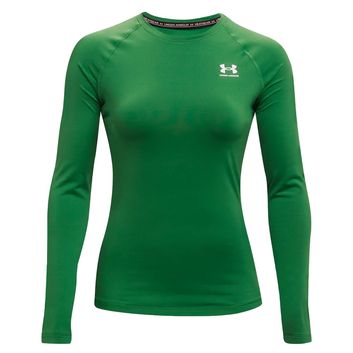 Under Armour HG Compression LS Tops KELLY GREEN SM