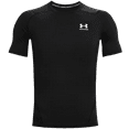 thumbnail image 1 of Under Armour HeatGear Armour Mens Short Sleeve Baselayer Black - XL, 1 of 2