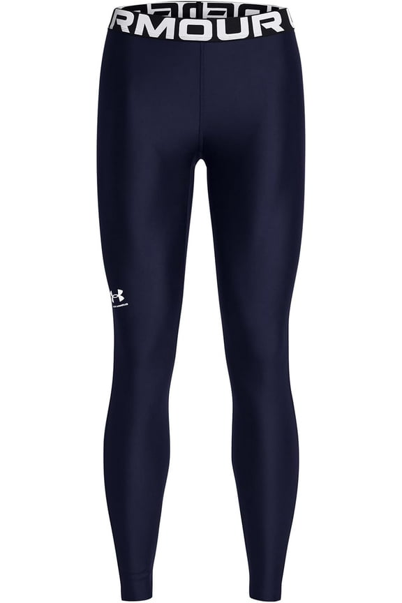 HeatGear Authentics Leggings Midnight Navy/White LG (US 12-14)