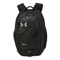 thumbnail image 1 of Under Armour Hustle 4.0 Unisex Adult Backpack Black Silver, 1 of 4