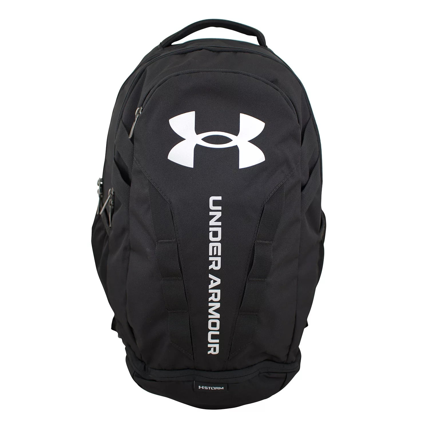 Under Armour Hustle 5.0 Backpacks 1361176 - Black / Black / Silver