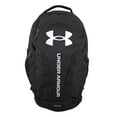 thumbnail image 1 of Under Armour Hustle 5.0 Backpacks 1361176 - Black / Black / Silver, 1 of 4