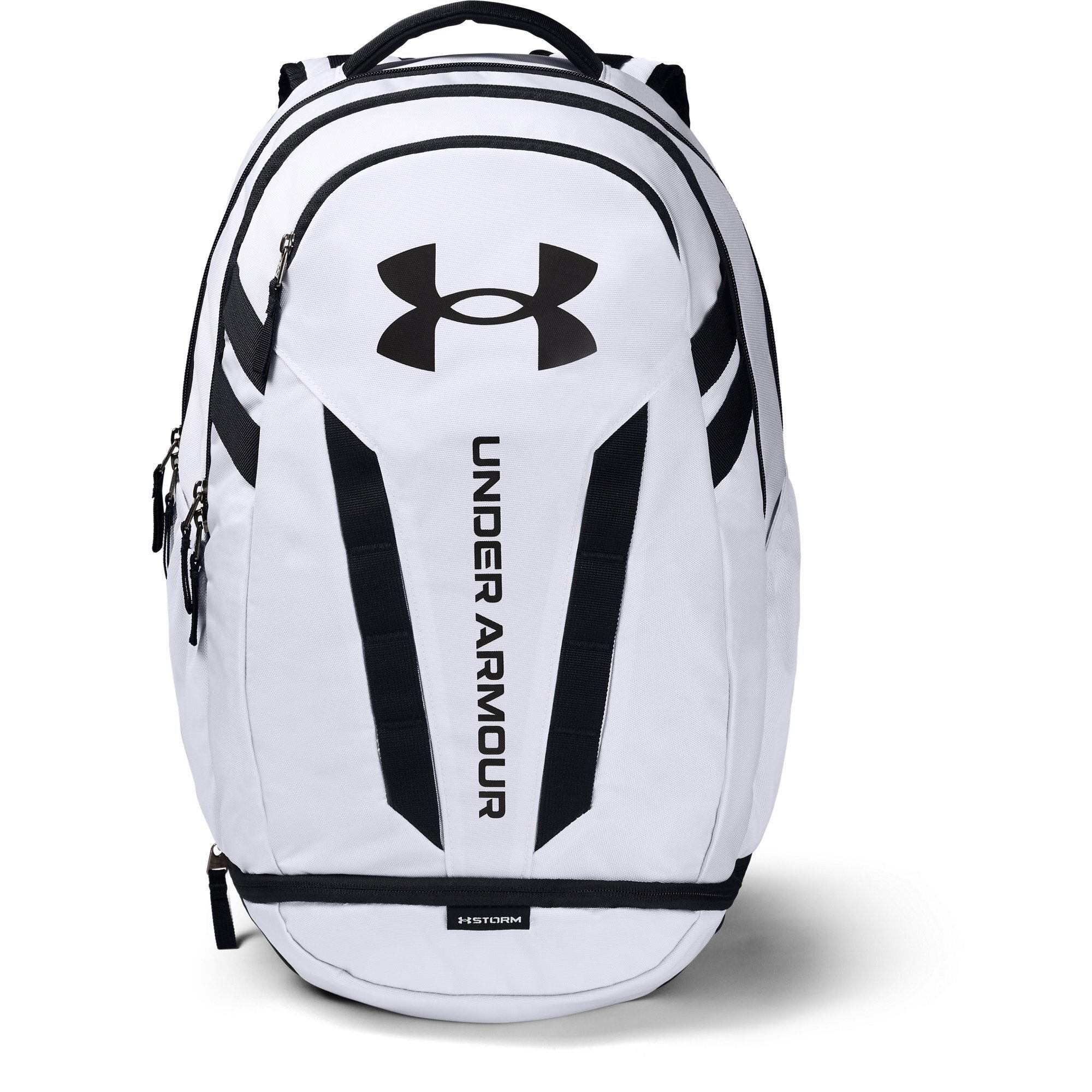 Under Armour Hustle Backpack, White - image 1 of 5