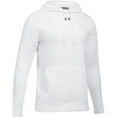 thumbnail image 1 of Under Armour Hustle Fleece Team Hoodie Mens 1310023 - White - XXL, 1 of 4