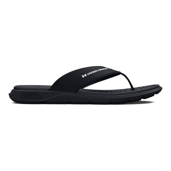 Under Armour Ignite Marbella Women's Flip Flop Sandals Color: Black White Size: 12