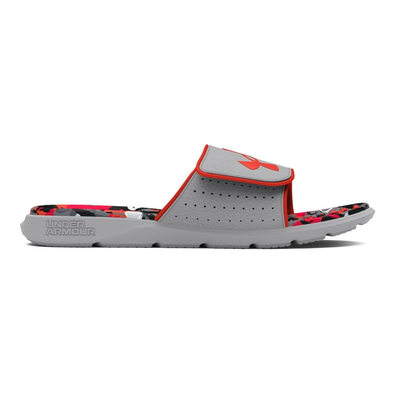 Under Armour Ignite Pro Graphic Men s Footbed Slide Sandals Color Mod Gray Size 10 Walmart