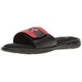 thumbnail image 1 of Under Armour Ignite V Mens Slide Black/ Red 10, 1 of 4