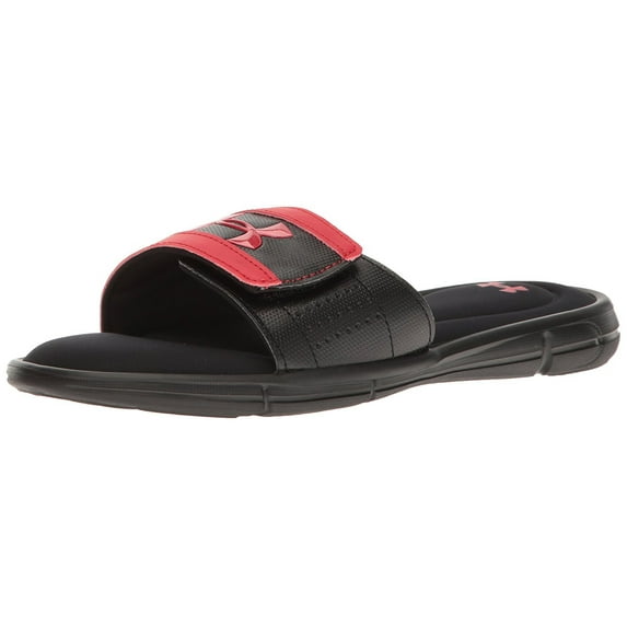 Under Armour Ignite V Mens Slide Black/ Red 10