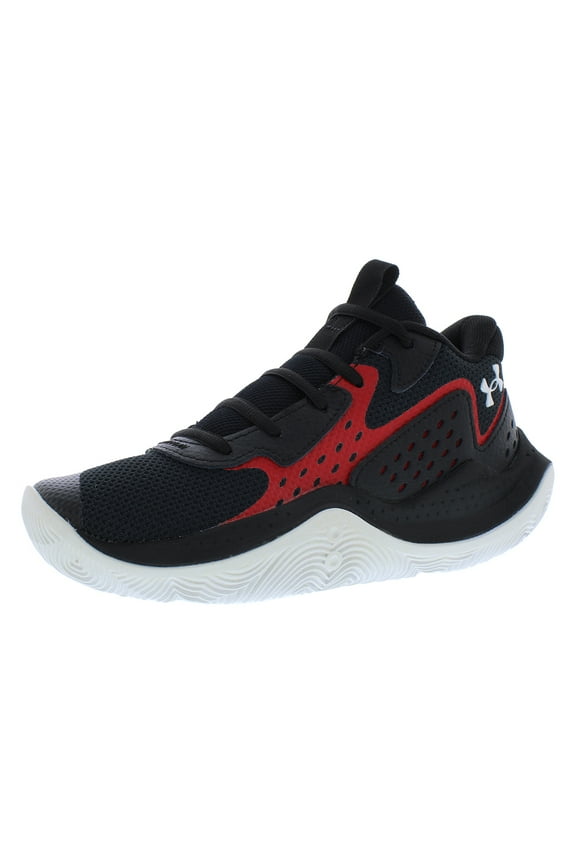 Jet 23 GS Boys Shoes Size 3.5, Color: Black/Red/White