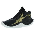 thumbnail image 1 of Under Armour Jet 23 GS Boys Shoes Size 7, Color: Black/Black/Metallic Gold, 1 of 5