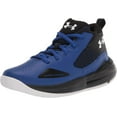 thumbnail image 1 of Under Armour LOCKDOWN 5 BASKETBALL SHOE - KIDS' Royal Black White 3YNWT, 1 of 7