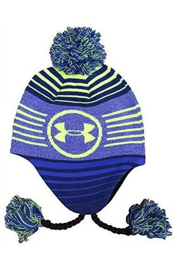 Little Girls' Tassle Beanie, European Purple, 4-6X