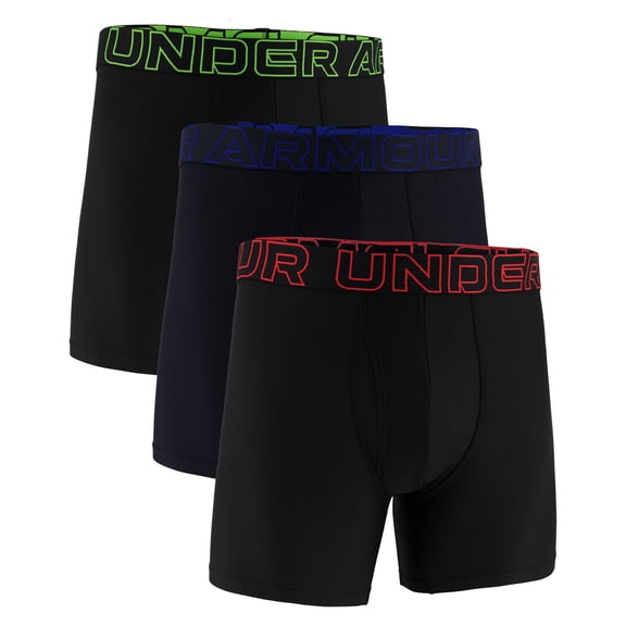 Under Armour Men Boxer Shorts Polyester Black Xxl