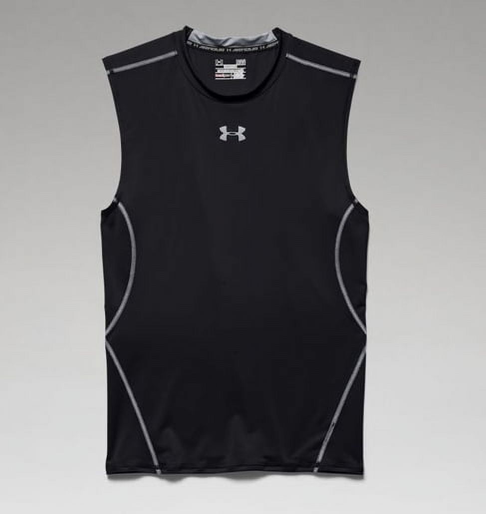 Under Armour 1257469 Men's Black UA HeatGear Sleeveless Under Armour 1257469 Men's Black UA HeatGear Sleeveless
