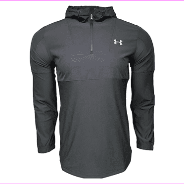 Under Armour Men's 1/4 Zip Hooded Jacket Polyester/Elastane Blend Training