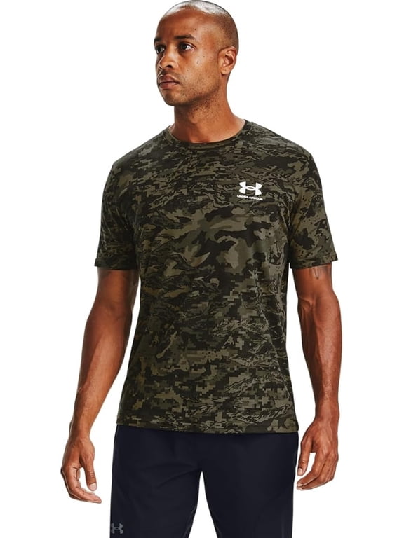 Men's ABC Camo Short Sleeve T Shirt Black Small