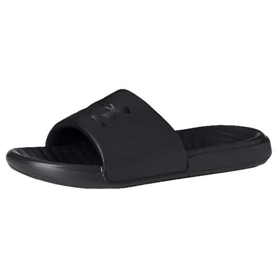 Under Armour Men's Ansa Fixed Strap Slide Sandal, Black (003)/Black, 7