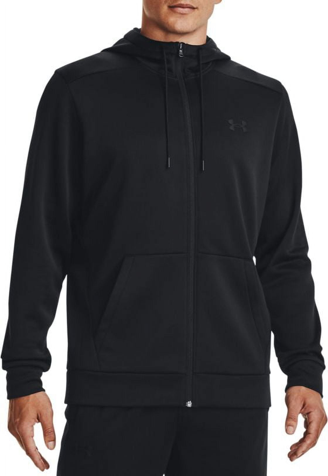 Men's Under Armour FullZip Fleece Hoodie Color Black Size M