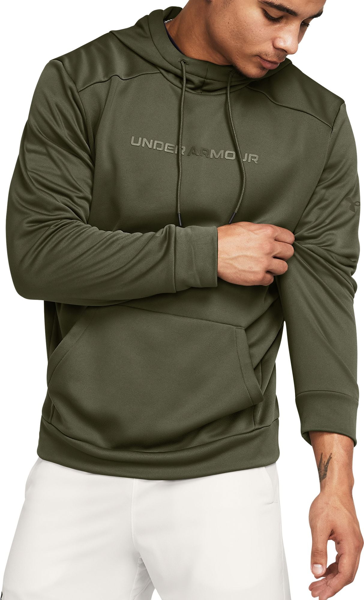 Under Armour Men's Armour Fleece Graphic Hoodie (Marine Od Green, M ...