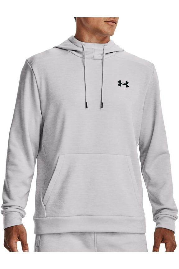Men's Armour Fleece Twist Hoodie (Halo Gray, L)