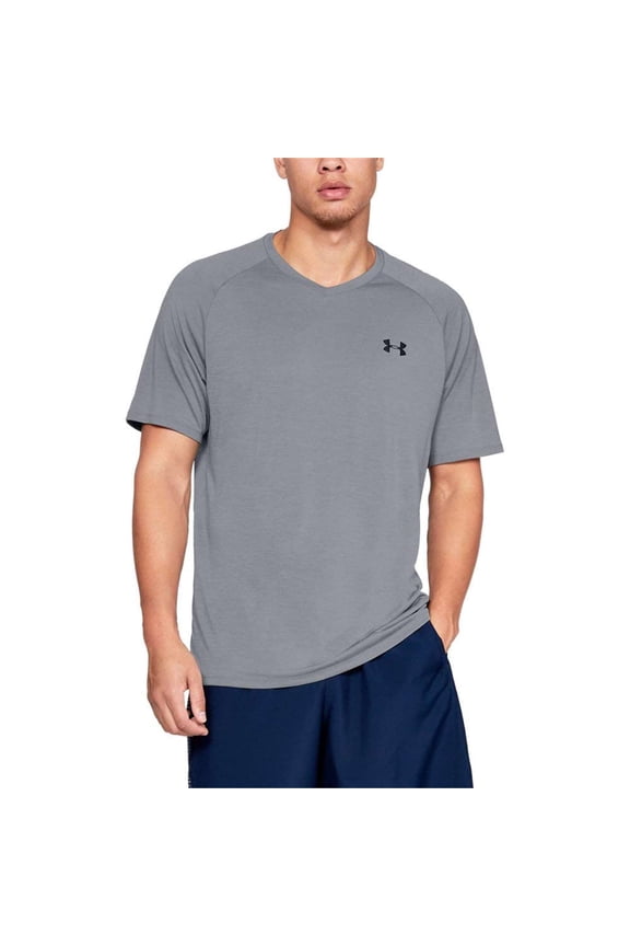 Men's Athletic Tech V Neck Short Sleeve Shirt