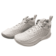 UNDER ARMOUR Men's Basketball Shoe HOVR Havoc 4 Clone Team Breathable Lightweight Mens (White, 8)