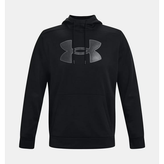 Under Armour Men's Big Logo Fleece Hoodie Black XL