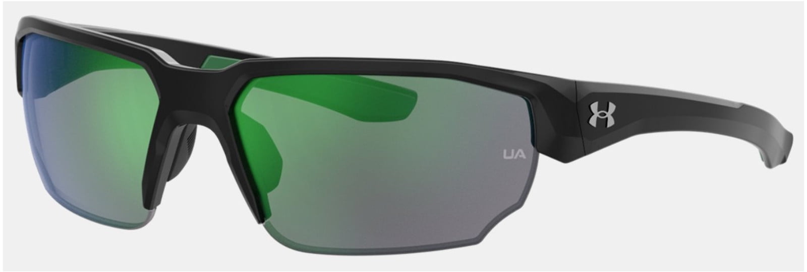 Under Armour Men's Blitzing Wrap Style Sunglasses – Black