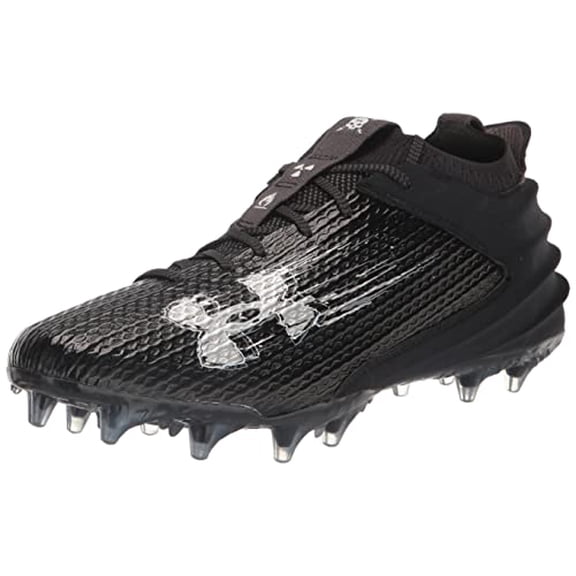 Under Armour Mens Blur Smoke 2.0 Molded Cleat Football Shoe - Black