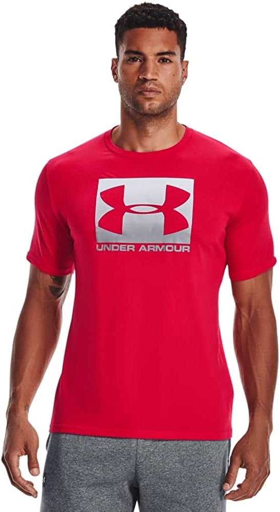 Under Armour Men's Boxed Sportstyle Short-sleeve T-shirt Red (600)/Steel  3X-Large 