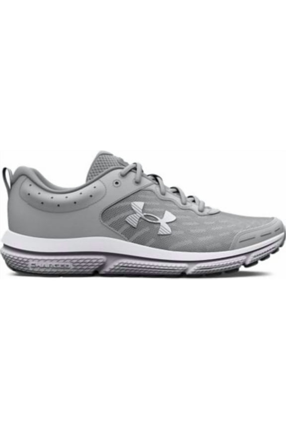 Men's UA Charged Assert 10 Wide (4E) Running Shoes Mod Gray/Mod Gray/White - 3026176-100